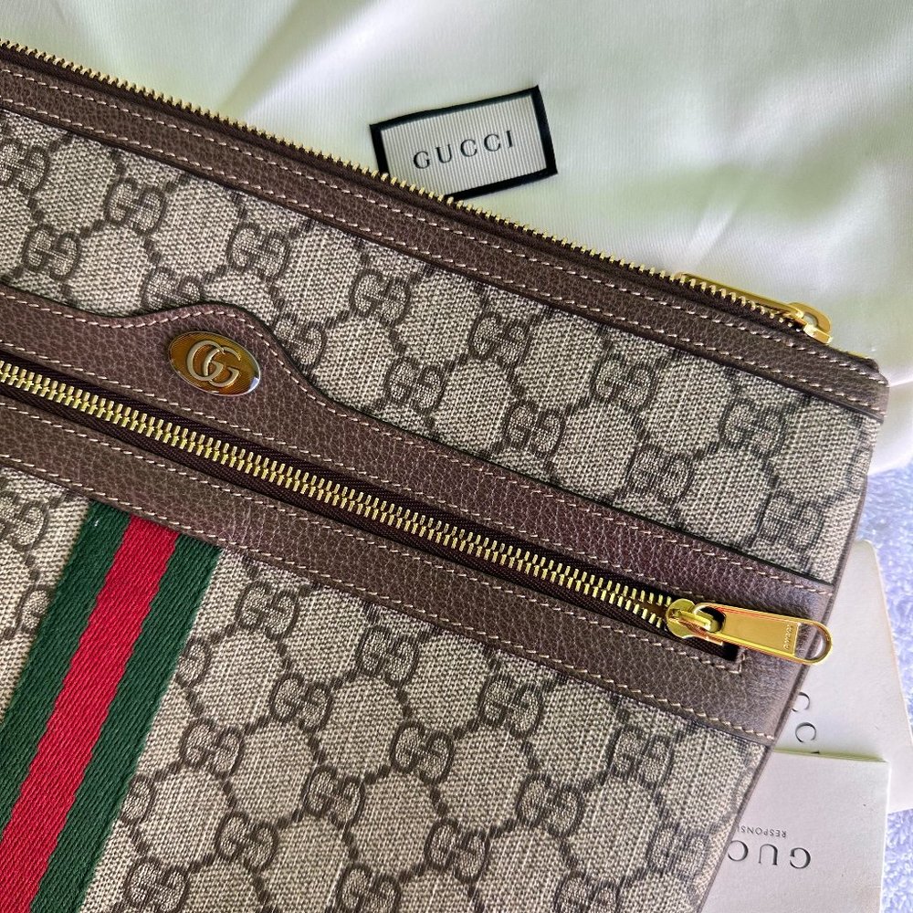 Gucci Ophidia GG Pouch Clutch